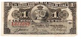 Cuba 1 Peso 1896, Seria 1322382, Bancnota Veche, Numismatica