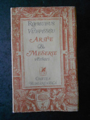 ROMULUS VULPESCU - ARTE &amp;amp; MESERIE. VERSURI VECHI SI NOI foto
