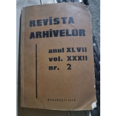 REVISTA ARHIVELOR NR.2/1970