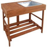 Cumpara ieftin Esschert Design Masă plantare răsaduri, lemn dur, GT35