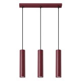 Lampă Suspendată Lagos 3L Burgund