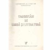 - Comunicari de limba si literatura - 133443