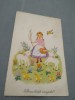 CARTE POSTALA FELICITARE CIRCULATA, Printata