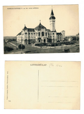 Targu Mures 1913 - Primaria, ilustrata necirculata foto
