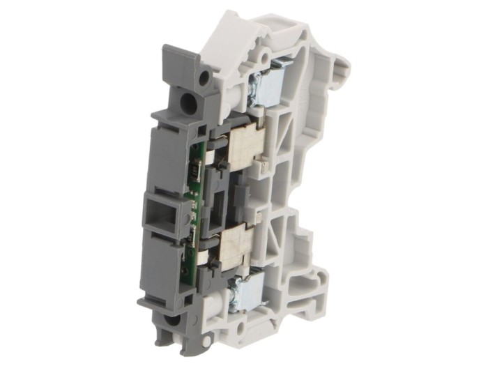 Conector șină 0,2-4mm2, 2 borne