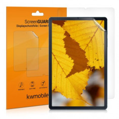 Set 2 Folii de protectie pentru tableta Samsung Galaxy Tab S6 Lite , Kwmobile, Transparent, Plastic, 52244.1 foto