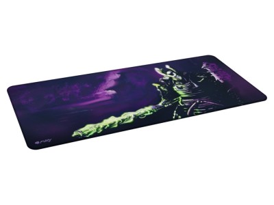 Pad mouse neagră violet, rezistent la apă foto