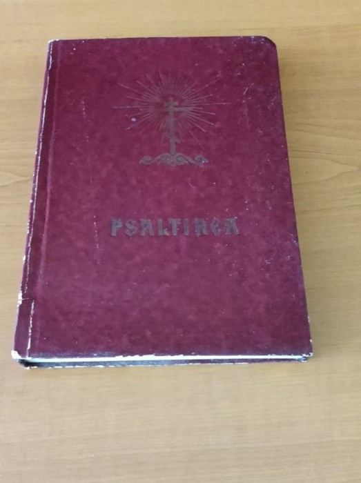 PSALTIREA ortodoxă (1991 - Chișinău) tipărită cu binecuv&acirc;ntarea &Icirc;PS Vladimir al Basarabiei
