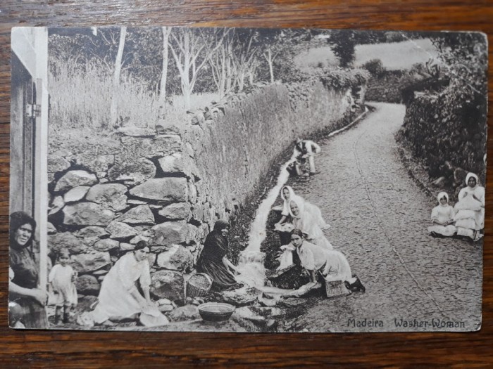 MADEIRA - SPANIA - SPALATORESE - INCEPUT DE 1900