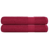 Gossi prosoape de sauna, frogn, 2 buc., bordeaux, 80x200 cm, 360 g/m2