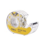 Banda adeziva transparenta cu dispensar, 18mm x 7m