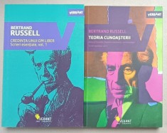 BERTRAND RUSSELL , TEORIA CUNOASTERII / CREDINTA UNUI OM LIBER , SCRIERI ESENTIALE , VOLUMELE I -II , 2018 -2019 foto