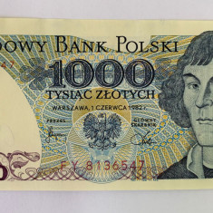 Bancnota 1000 ZLOTI - 1982 - Polonia - P-146c