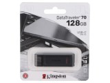 Pendrive Kingston DataTraveler 70 USB C 128GB USB 3.2 Gen 1 Negru DT70/128GB