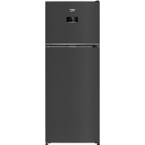 Frigider cu doua usi Beko B5RDNE504LXBR, 477 l, No Frost, HarvestFresh, Everfresh+, AeroFlow, Clasa E, H 185 cm, Dark Inox