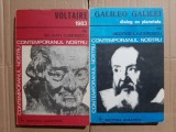 2 vol. colectia Contemporanul nostru (Voltaire + Galileo Galilei. Dialog cu planetele)
