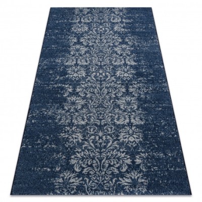 Covor L&amp;acirc;nă JADE 45007/500 Ornament albastru &amp;icirc;nchis / albastru OSTA, 85x160 cm foto