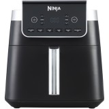 Friteuza cu aer cald Ninja Max Pro AF180EU, 2000 W, 6.2 l, 6 programe, Temperatura ajustabila, Negru