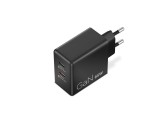 Incarcator Laptop Lenovo Dual USB-C 65W GaN, 65W, Negru, 1 an Garantie
