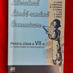 LITERATURA LIMBA ROMANA CLASA A VII A - IONITA ,CARSTOCEA , COMAN ,GAL