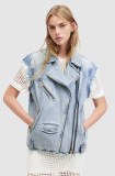 Cumpara ieftin AllSaints vesta de blugi RIPLEY WAISTCOAT femei, de tranzitie, W055OA