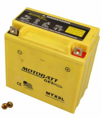 Baterie Moto Motobatt 9Ah 125A 12V MTX9L foto