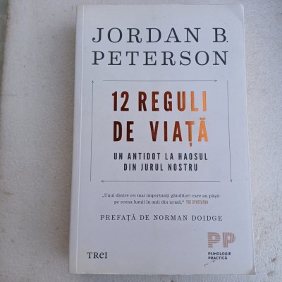 JORDAN B.PETERSON- 12 REGULI DE VIATA-2018 X3. foto