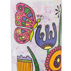 Suport periute si pasta de dinti, Wenko, Bloom, 6.5 x 11 x 6.5 cm, ceramica, multicolor