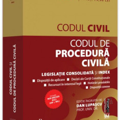 Codul civil și Codul de procedură civilă (octombrie 2023) - Paperback brosat - Dan Lupaşcu - Universul Juridic