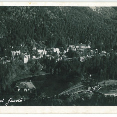 3619 - TUSNAD, Panorama, Romania - old postcard, real Photo - used - 1920
