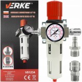 Regulator reductor presiune cu filtru de apa dezumidificator aer comprimat (V81234), Verke