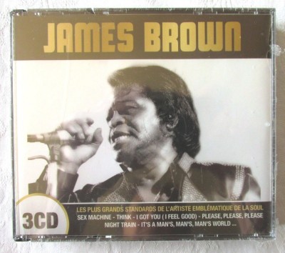JAMES BROWN - Pachet 3 CD-uri muzica soul. Nou, in tipla foto