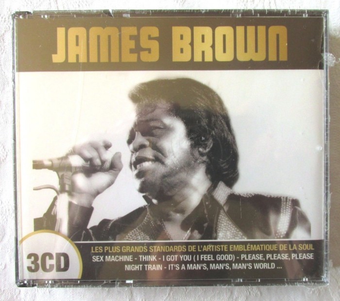 JAMES BROWN - Pachet 3 CD-uri muzica soul. Nou, in tipla