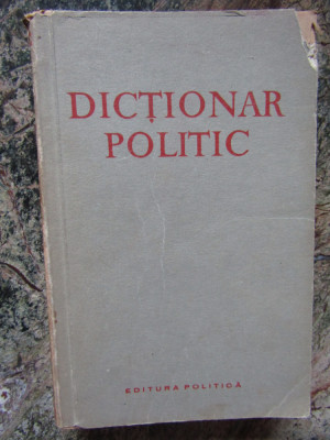 Dictionar politic - B.N.Ponomarev foto