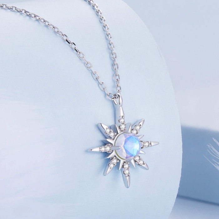 Lantisor Din Argint --- Colier din argint Colorful Sun --- Arg413G