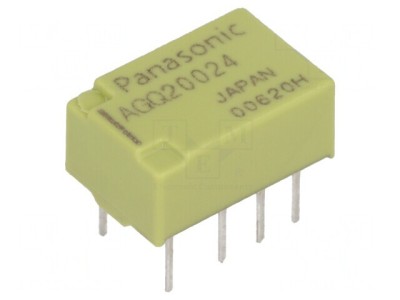 Releu Electromagnetic DPDT 24VDC 2A foto