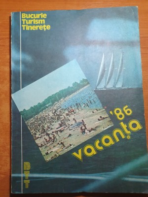 almanah BTT - vacanta 1986 - steaua bucurești &amp;icirc;n Finala CCE foto