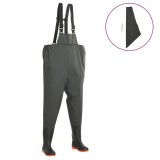Pantaloni de v&acirc;nătoare cu cizme, verde, mărime 42