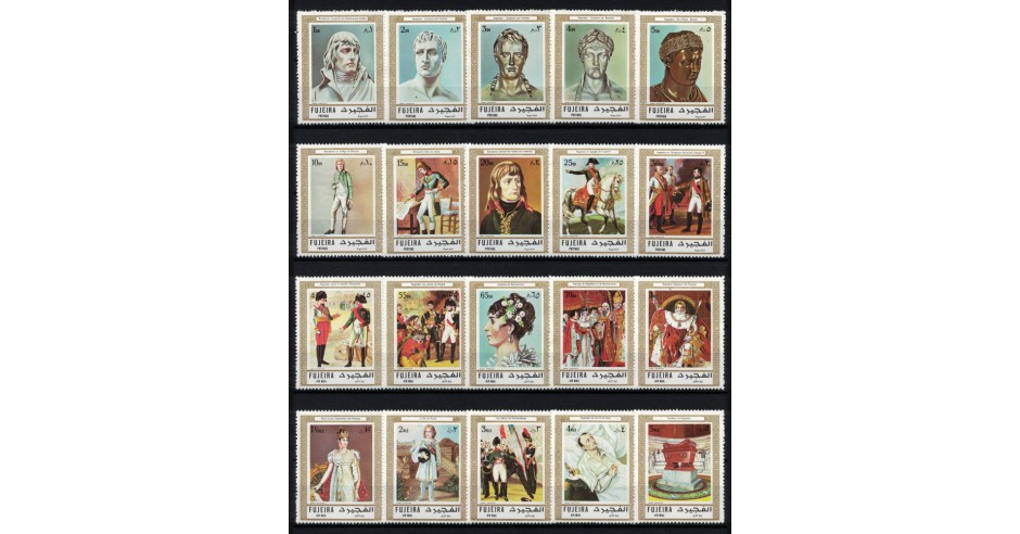 Prophila Collection Yemen del Nord (Arab Repubblica.) 961-967 (Completa Edizione) MNH ** MNH 1969 Napoleon I. Bonaparte (Francobolli per i