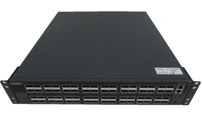 Switch Delta DSG8064-AF, 64 porturi 40GbE QSFP+, compatibil Extreme VOSS, 2x PSU 800W, ventilație față-spate