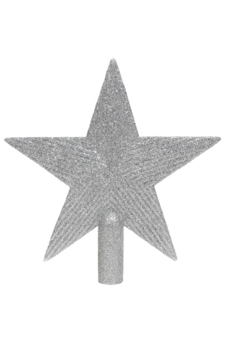 Buton de Crăciun, Stea Argintie, &Icirc;nălțime 22 cm