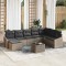 vidaXL Set de canapele pentru grădină 9 pcs Gri Rattan poli 3346849