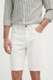 Lindbergh pantaloni scurti jeans barbati, culoarea bej