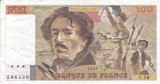 FRANTA 100 francs 1980 VF!!!