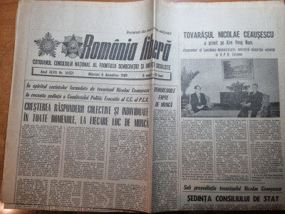 romania libera 6 decembrie 1989-articol buzau,mehedinti foto