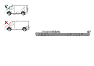 Prag Ford TRANSIT/TOURNEO CONNECT (C170), 05.2003-06.2009 Model : 4 usi, partea Fata Dreapta foto