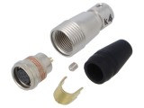 Conector circular HR25 HIROSE, lipire PIN 8, mufă pe cablu mamă drept