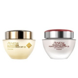 Cumpara ieftin Set 2 creme Anew Ultimate de zi 50 ml si Anew Reversalist de zi 50 ml cu protinol pentru ten, 35 ani +, Avon