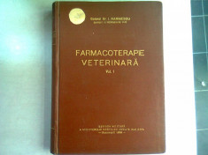 FARMACOTERAPIE VETERINARA - I. MARINESCU VOL.I foto