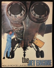MOTORUL de AVION cu REACTIE Rolls-Royce JET ENGINE Sisteme Functionare Componente Detalii Tehnice 229 pag ilustrata 1969 Engleza 28x21cm Stare uzata foto